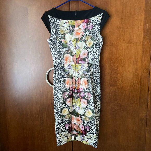 Joseph Ribkoff Floral Print Dress size 4 - Picture 13 of 13